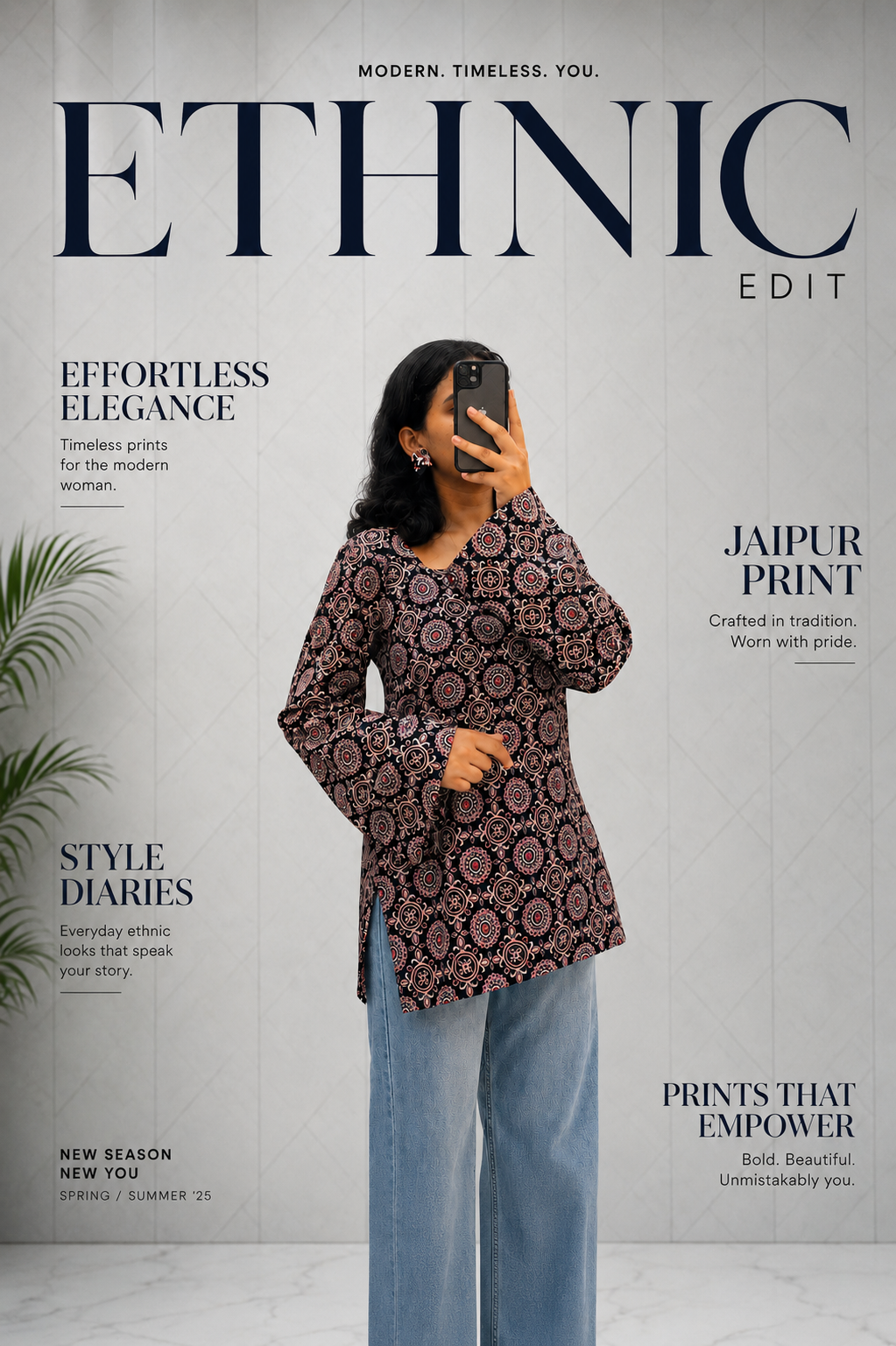 Balloon Sleeve Kurti