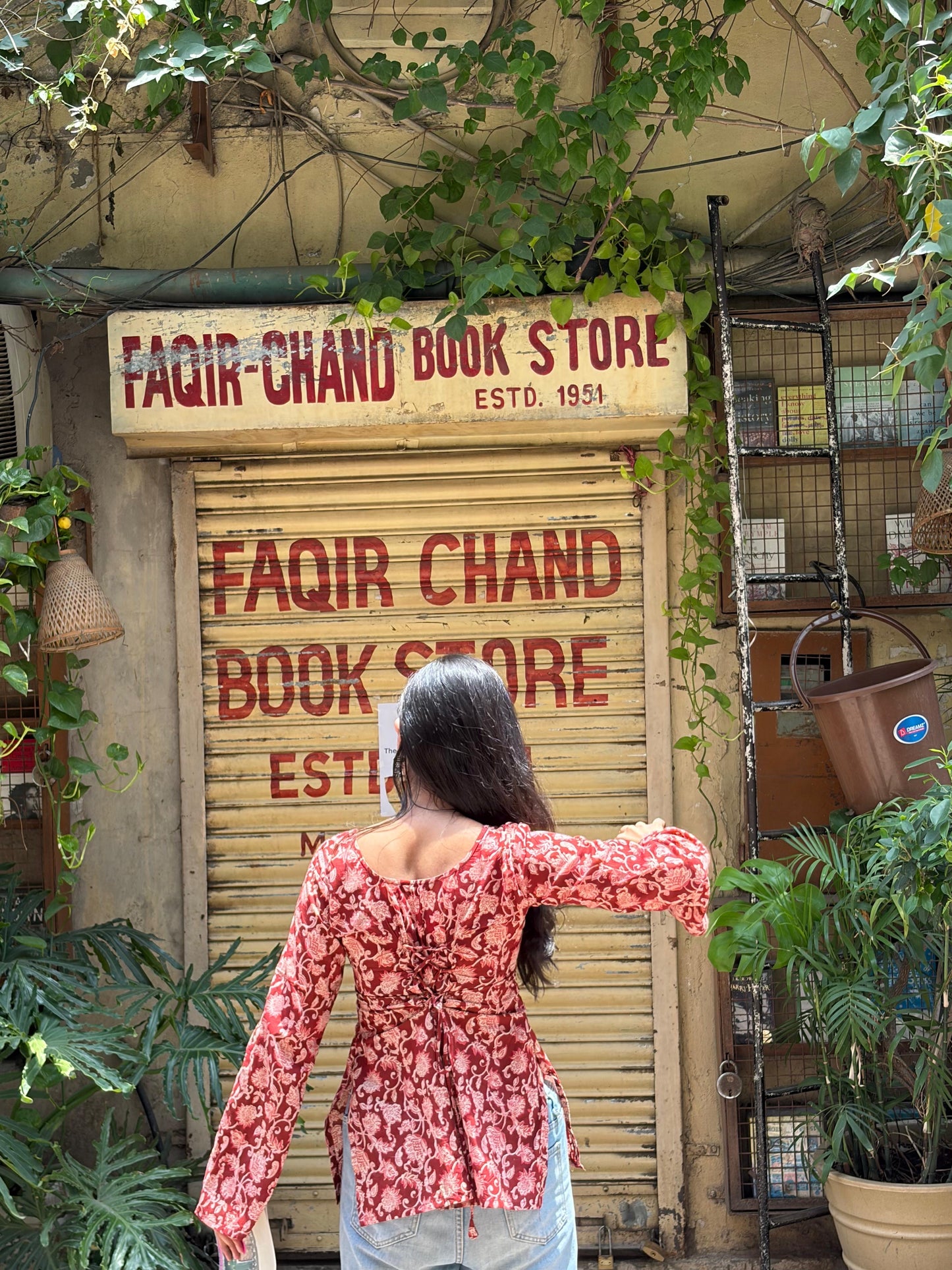 Maroon crochet kurti