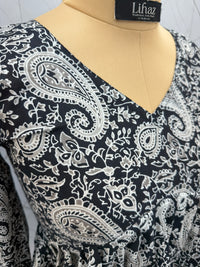 Black Peplum Top