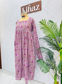 Lavender Long Length Kurti