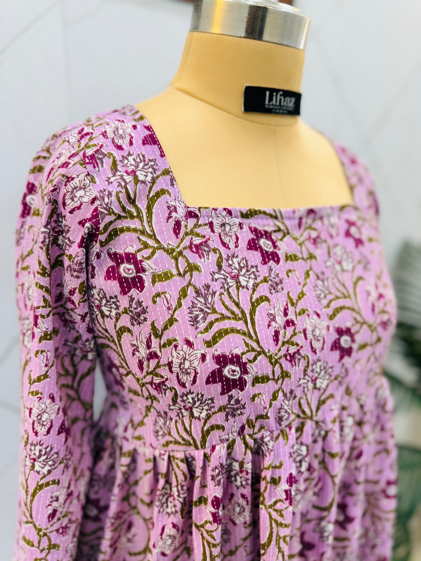 Lavender Long Length Kurti