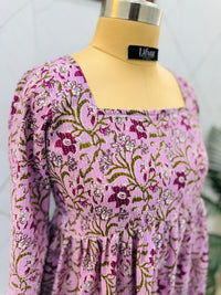 Lavender Long Length Kurti