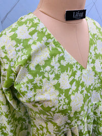 Light Green Peplum Top