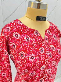 Red Straight Top